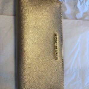 Michael Kors Gold Continental Wallet